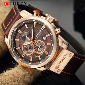 تصویر ساعت مچی مردانه کارن 8291 Curren watch 8291 rg/c ساعت هوشمند ساعت جی شاک ساعت پسرانه ساعت مردانه کورن 8291 