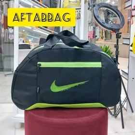 تصویر ساک باشگاهی ورزشی مردانه زنانه طرح Nike جلو زیپ زیر تور 