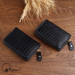 تصویر کیف کارت چرم طبیعی ایگوانا کد 10141 