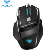 تصویر موس گیمینگ AULA S12 AULA S12 Side Button Programmable Wired Gaming Mouse Optical Rainbow Backlit 4800DPI