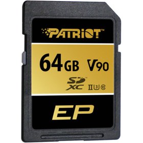 تصویر کارت حافظه Patriot V90 SDXC UHS-II U3 SD Card 64GB 