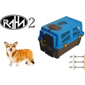 تصویر باکس حمل حیوانات هپی پت مدل رها سایز ۲ وزن ۲ کیلوگرم 