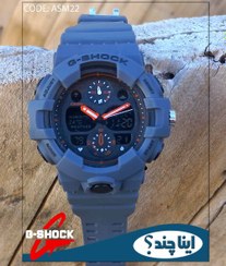 تصویر ساعت مچی مردانه جیشاک دو زمانه ساعت GSHOCK کد ASM22 