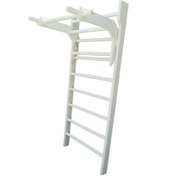 تصویر نردبان سوئدی ۸ پله ۲ متری همراه با میله بارفیکس 