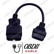 تصویر کابل OBDII نری به مادگی OBDII MALE TO FEMALE