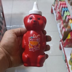 تصویر سس کچاپ خرسی مهرام مقدار 455 گرم 