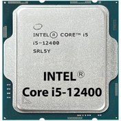 تصویر پردازنده اینتل مدل Core i5-12400 ا Intel Core i5-12400 2.50GHz FCLGA 1700 Alder Lake CPU Intel Core i5-12400 2.50GHz FCLGA 1700 Alder Lake CPU