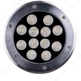 تصویر چراغ دفنی گرد 36 وات ای دی سی 