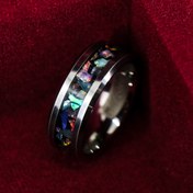 تصویر حلقه اوپال دست ساز آتلانتیس 