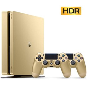 تصویر پلی استیشن 4 اسلیم طلایی| 500 گیگابایت Playstation 4 slim 500 gold