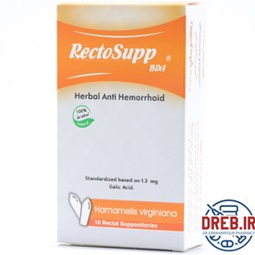 تصویر شیاف رکتوساپ بی دی آ 10 عددی بهتا دارو _ Behta Daru Rectosupp - 10 Rectal Supp 