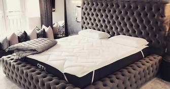 تصویر تخت خواب دو نفره چستر مدل 911 سایز ۲۰۰x۱۶۰ سانتی متر 