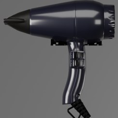 تصویر پایه سشوار دیواری مدل لوسی 