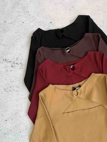 تصویر بلوز کبریتی مجلسی 