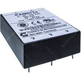 تصویر مبدل ولتاژ چینفا 320 میلی آمپر CHINFA KAM0724 AC/DC IN:85-240V OUT:+24V 