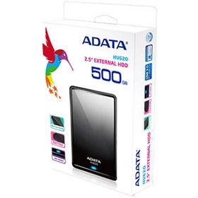 تصویر هارددیسک اکسترنال ای دیتا مدل Dashdrive HV620 ظرفیت 500 گیگابایت ا ADATA Dashdrive HV620 External Hard Drive - 500GB ADATA Dashdrive HV620 External Hard Drive - 500GB