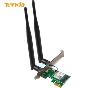 تصویر کارت شبکه PCI-E وایرلس AX3000 Wi-Fi 6 Bluetooth 5.0 PCIe تندا مدل Tenda E30 