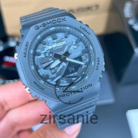 تصویر ساعت مچی جیشاک GA_2100 اسپرت مشکی صفحه چریکی G_shock