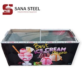 تصویر فریزر صندوقی ۵۰۰ لیتری فروشگاهی 