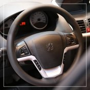 تصویر روکش فرمان دوختنی پژو 207 برند R-287) ECCCO) 