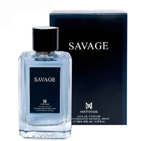 تصویر ادکلن مردانه متئوس مدل savage حجم 110mL 