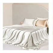 تصویر کاور لحاف دو نفره سفید سرویس روتختی پوشش دوتایی ابریشمی Setipek خالص 100 ٪ Ipek Double Duvet Cover ZAVO 