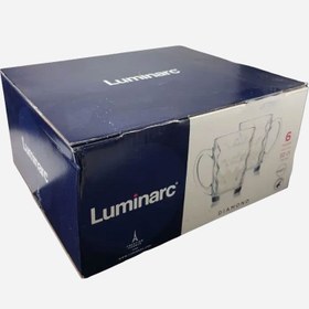 تصویر ماگ 32 نیومرنینگ دیاموند لومینارک Luminarc New morning diamond 32 ( 6تای ) 