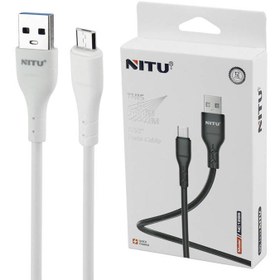 تصویر کابل USB به تایپ سی نیتو NC250 طول 25 سانتیمتر 