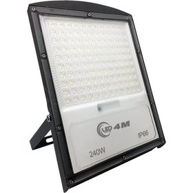 تصویر پروژکتور ریموت‌دار 240 وات SMD مدل خورشیدی LED 4M پرنور، ضدآب، مقاوم، هوشمند، بدون نیاز به برق 