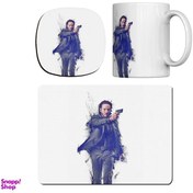 تصویر ماگ ترمه طراحان ایده (Terme Tarrahan Ide) طرح شلیک جان ویک کد cfp1927 به همراه موس پد و زیر لیوانی 