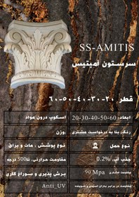 تصویر سرستون گرد کامل مدل آمیتیس - 27 SS-AMITIS