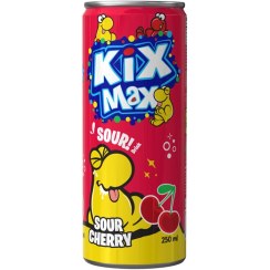 تصویر نوشیدنی گاز دار کیکس مکس طعم آلبالو – 250 میلی لیتر 