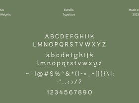 تصویر Estrella Modern Sans Serif 