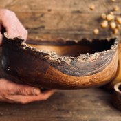 تصویر کاسه لبه پوستی مدل پیندار کد 0430 