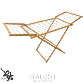 تصویر بند رخت چوبی لوکس مدل ZARA 