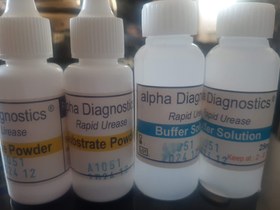 تصویر کیت اوره از 100تستی Alpha Diagnostics Rapid Urease Kit