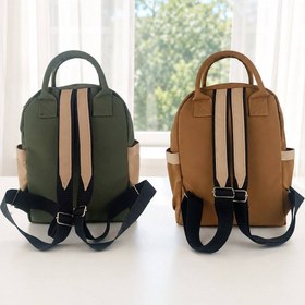 تصویر کوله پشتی دخترانه مدل جلو جیب طرح زارا (Zara) جنس برزنت ضدآب 