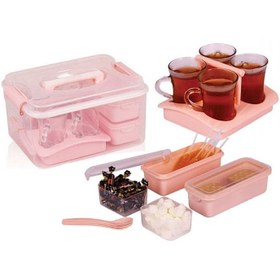 تصویر سبد پیک نیک ۱۳ تکه صدف 