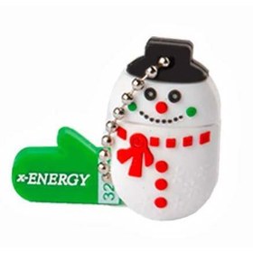 تصویر فلش عروسکی 32 گیگ ایکس انرژی X-Energy Snowman ا X-Energy Snowman 32GB flash memory X-Energy Snowman 32GB flash memory
