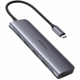 تصویر هاب 5 پورت 6 پورت USB-C یوگرین مدل CM136 