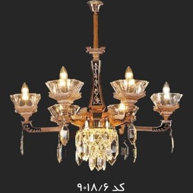 تصویر لوستر شاخه ای زاماک (کد: 9018) 