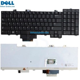 تصویر کیبورد لپ تاپ DELL Precision M6500 