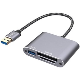 تصویر تبدیل usb به usb3/sd/tf اونتن مدل OTN-5512 