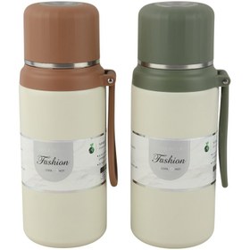 تصویر فلاسک لیوان دار Fashion 650ml کد 74 Fashion Insulated Bottle 650ml