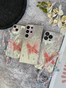 تصویر قاب پروانه رز فلای با آویز سامسونگ و شیائومی 