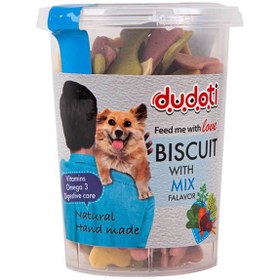 تصویر تشویقی بیسکویتی سگ دودوتی 150 گرم (طعم مخلوط) Dudoti Dog Treat Biscuits 150g