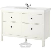تصویر روشویی با کشو/روشویی/شیر آب ایکیا مدل IKEA HEMNES / ORRSJÖN تحویل 29 روزه IKEA HEMNES / ORRSJÖN Wash-stnd w drawers/wash-basin/tap