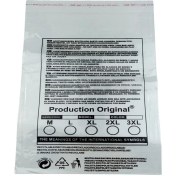 تصویر پلاستیک بسته بندی لب چسب دار مدل مارک دار سایز 30*40 سانتی متر بسته 50 عددی 