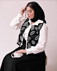 تصویر ست جلیقه،شومیز دامن ثریا فری سایز ۳۸ تا ۴۶ 