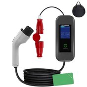 تصویر شارژر فست خودرو برقی ۲۲ کیلووات پرتابل مدل ۳۲ آمپر سه‌فاز 